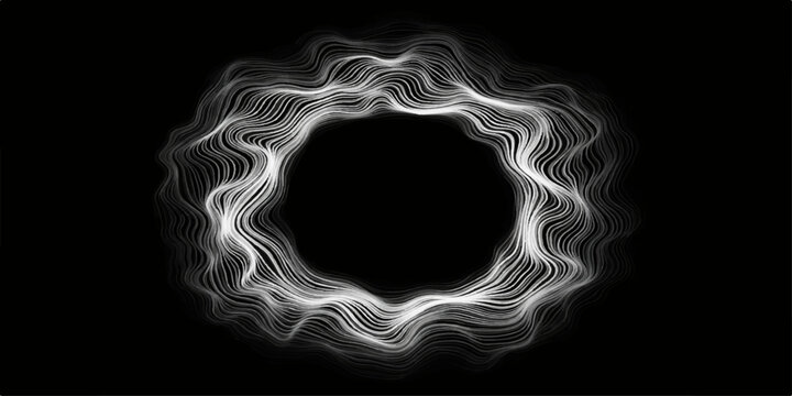 A fiery font letter O designed as a burning circle of hot red flames and smoke creates a glowing energy symbol of love against a black background illustration