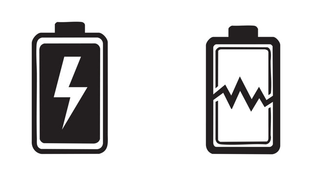 Full And Totally Depleted Low Power Charge Battery Indicators