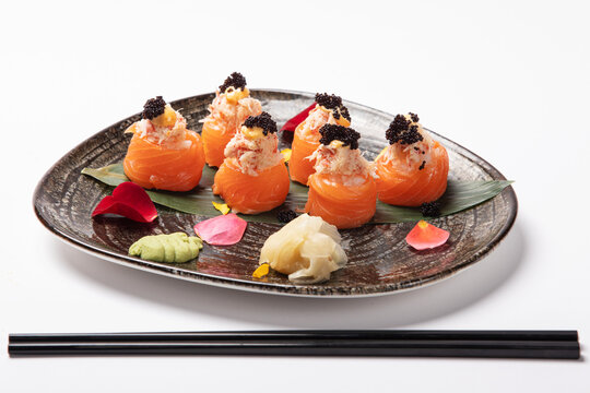 Sushi , men&ugrave; ristorante