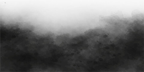 Fototapeta premium Dark blue mist and white fog swirl through a stormy forest under a dark cloudy sky with abstract smoke textures and rain