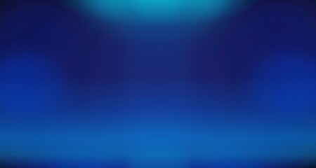 Fototapeta premium A vibrant blue gradient background with a glowing teal light source