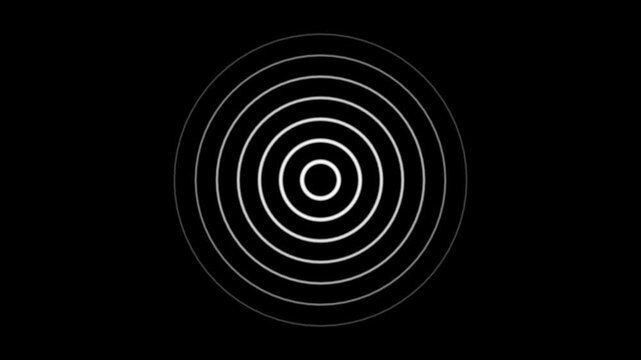 Radio waves concept. network tower produced radio wave concept. Abstract Digital Futuristic Radio Wave Animation.
