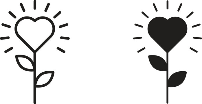 Gratitude icon for social media, app, and web design. Vector illustration.