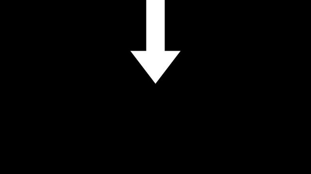 Animated arrow pointing down Download button icon  Animated arrow icon  symbol of arrow on background