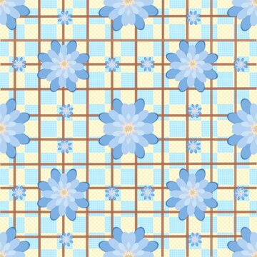 Blue flowers 