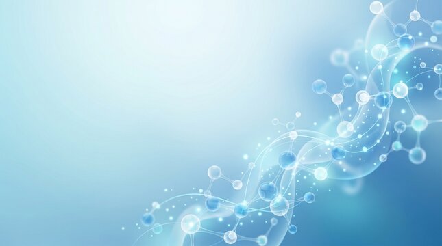 Molecular Flow Medical Background, Abstract Scientific Pharmaceutical Design
