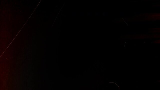 Cinematic orange film burn transitions with alpha channel. Professional light leaks overlay in Apple ProRes 4444. Transparent background for VFX, compositing, and motion graphics.
