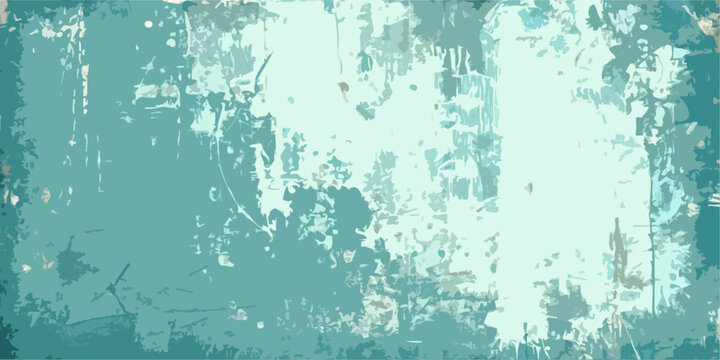 Abstract aged blue grunge background featuring a textured winter wall design with a vintage paint pattern and a rough retro paper backdrop for an old grungy.
