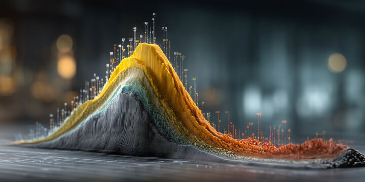 Revenue growth disparity visualization using digital analytics dashboards charts and workflow systems to highlight unequal business performance trends across sectors