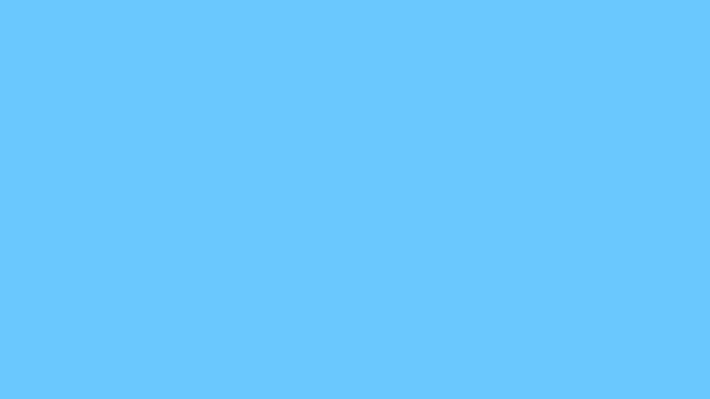A strobe light, bright flashing effect animation isolated on blue background