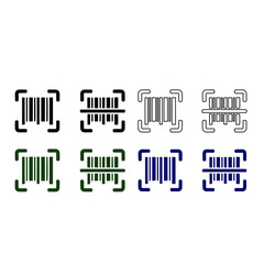 Obraz premium QR code icon