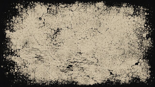 Distressed Plastisol Ink, Grunge Cracked Texture Overlay. For Retro T-shirt designs. Rough Dirty Worn Effect. Vintage Isolated Pattern
