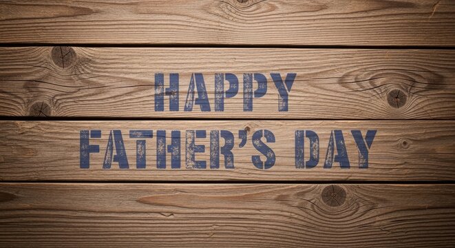 Happy father s day wood background rustic text for celebrations greetings