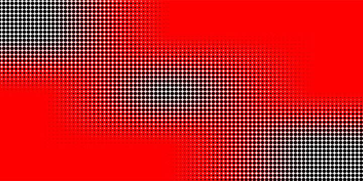 Pixelated bitmap gradient texture. Black and white dither pattern background. Abstract glitchy pattern. Wide raster backdrop.