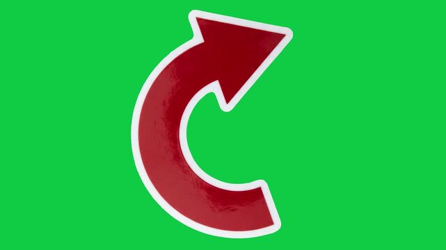 Red Paper Texture With Highlight Arrow Pointer Animation Motion Graphic For Journal.