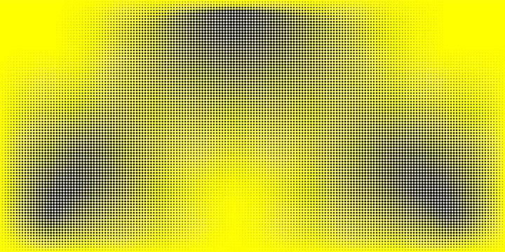 Pixelated bitmap gradient texture. Black and white dither pattern background. Abstract glitchy pattern. Wide raster backdrop.
