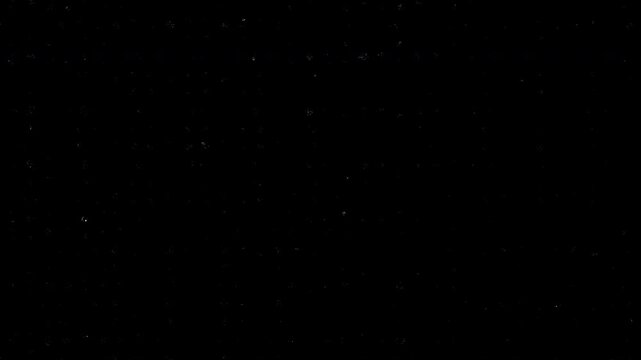 Stop Motion vintage black film grain texture with dust and scratches, retro grunge background for design
