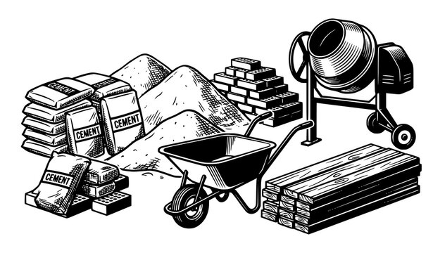 Collection of diverse world landmarks and famous monuments line icons, global travel and tourism symbols