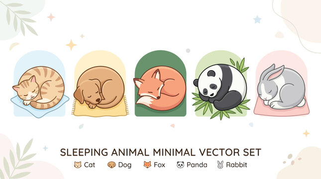 A fun cartoon vector illustration set featuring a smiling baby boy and a collection of funny animal characters with food and easter eggs for a kid card design
