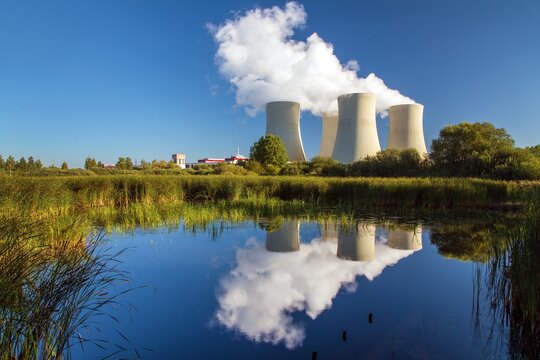 Cooling tower nuclear power plant Temelin