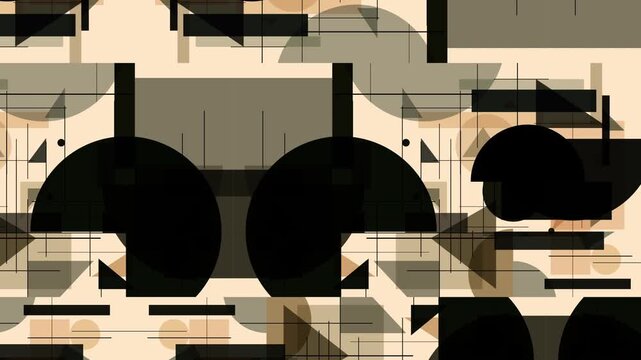 黒背景にシアンとピンクのネオンカラー幾何学ラインが交差する抽象スライドアニメーション背景。高速なデータ転送とサイバーパンクなテクノロジーを象徴するデジタルアート。