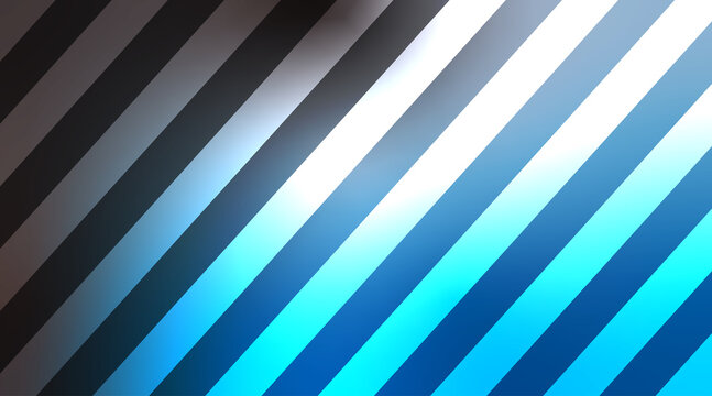 Diagonal striped pattern in shades of blue and gray isolated on white background, illustration