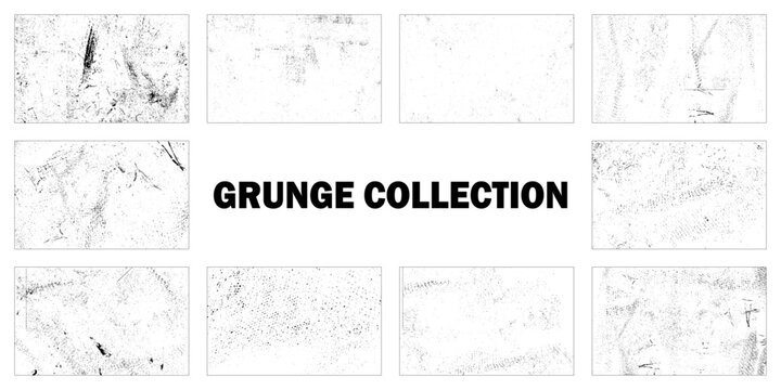 Clean and subtle grunge texture bundle with soft noise, minimal dust, and light scratch details. Suitable for gentle overlays, modern designs, and minimal distressed effects.