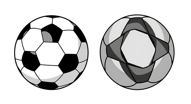 Black and white of abstract geometric shapes forming a circular pattern