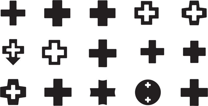 Plus Sign Symbols Icons Cross.