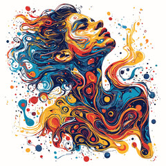 Fototapeta premium Abstract Human Body Design Very Cool 