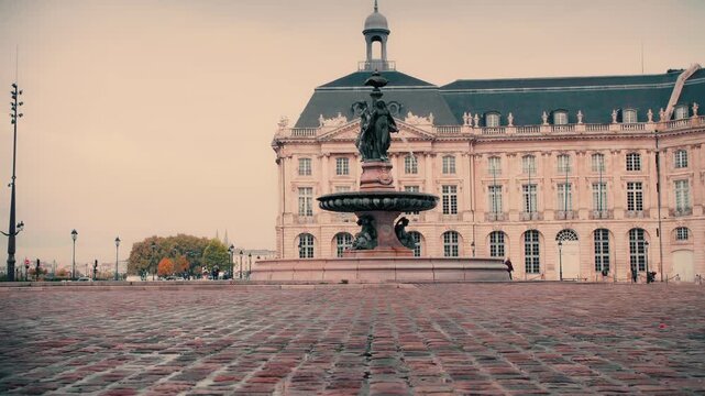 Place de la Bourse and Three Graces Fountain Bordeaux