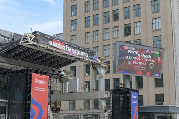 Naklejka premium stage at Sankofa Square, Toronto