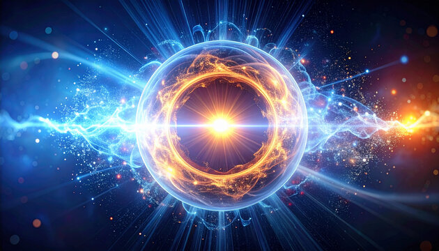 Energy sphere illustration
