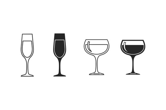 Assorted Drinkware Icons