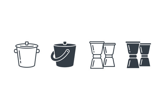 Kitchenware and Barware Icons
