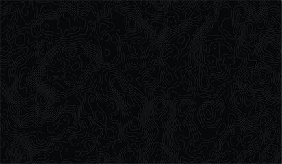 Black background topografi flow white Pattern, Art & Illustration © Creativeadd