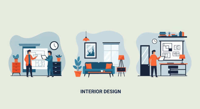 Interior Design Process: Planning, Visualization, and Execution
