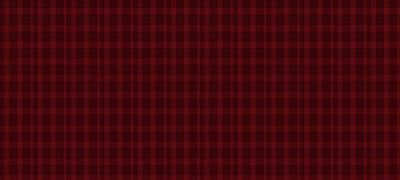 Rich red plaid seamless abstract fabric texture background with a subtle weave pattern for fashion and craft.