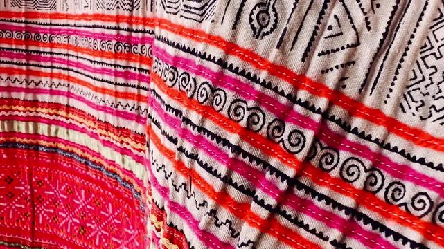 colorful fabric texture