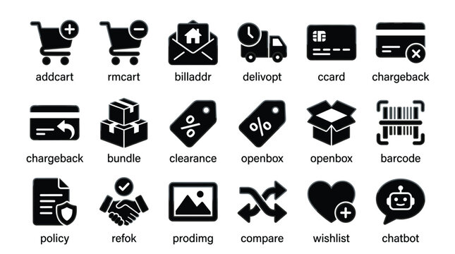 Web business icons Adobe Illustrator Artwork