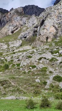 Source of the Deva River in Fuente D&eacute;, Cantabria.