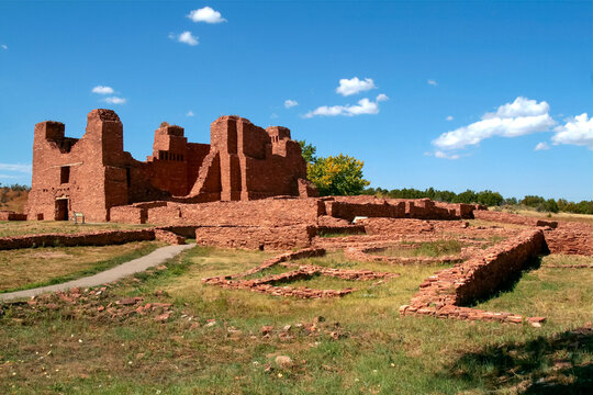 Salinas Pueblo Mission ruins in New Mexico