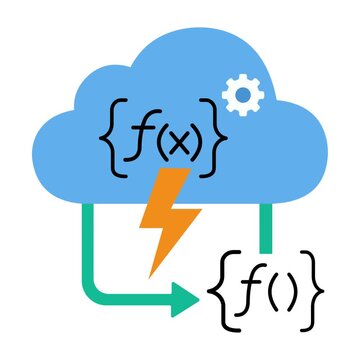 Serverless Cloud Function Computing Animation