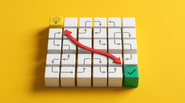 Finding a shortcut from idea to implementation using a direct path.
