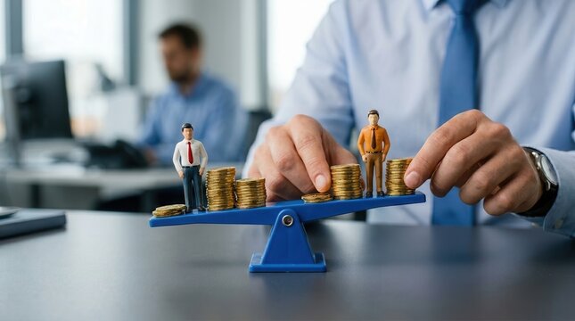 Fair compensation and distribution of pay among employees based on performance.