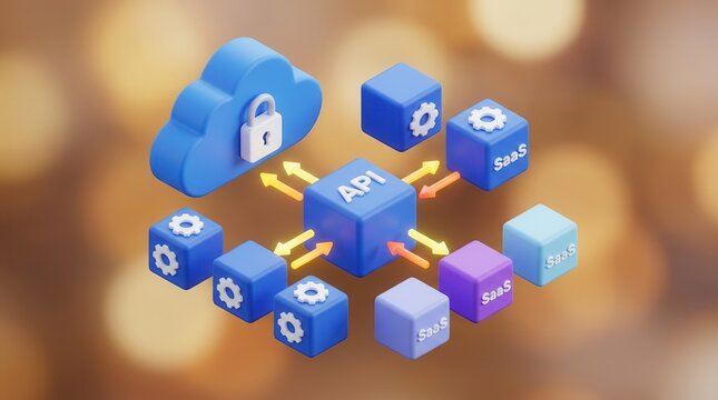 API enables seamless integration between SaaS apps and cloud services.