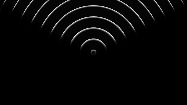Abstract glowing futuristic radio waves animation background .wave concept video