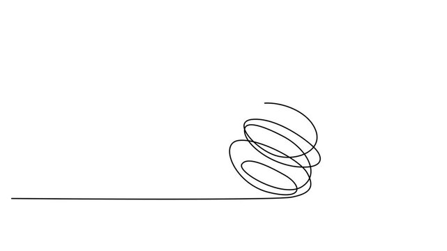 Minimalist wing design, continuous line art, simple black illustration, abstract wing symbol video