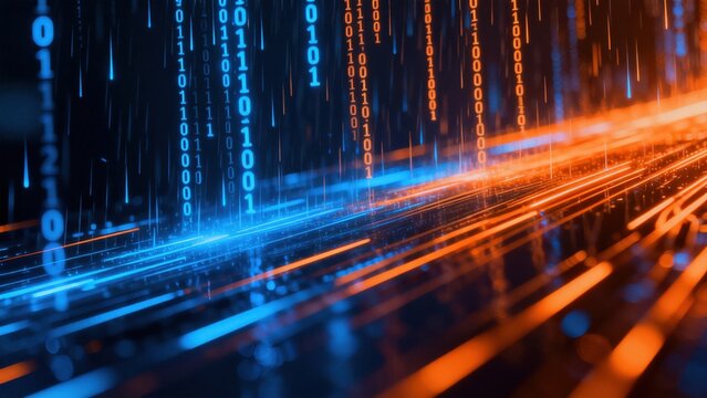 Digital data streams and binary code