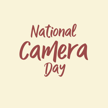 international camera day, camera, technology, engineering, science, icon, logo, 3d, tag, card, banner, sticker, poster, typography, sign, design, symbol, text, word, memory, color, happy, vector